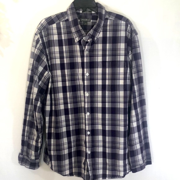 Eddie Bauer Other - Eddie Bauer Long Sleeve Shirt, 2XL, Purple Plaid